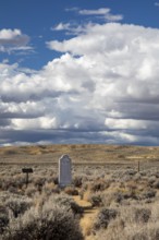 Farson, Wyoming - The 'Parting of the Ways' monument is close to the place where emigrants from the
