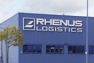 Rhenus Logistics, warehouse logo, logistics service provider, logo port, Port of Duisburg,