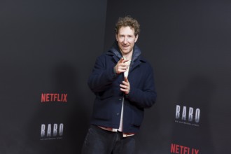 Louis Klamroth at the premiere of the Netflix film Babo in the Astor Film Lounge Berlin on 24.10