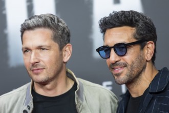 Paco-Luca Nitsche and Elyas M'Barek at the premiere of the Netflix film Babo in the Astor Film