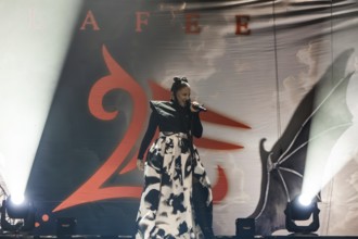 LaFee (real name: Christina Klein) live on Shadow & Light Tour 2025 at Berlin's Tempodrom on 26.10