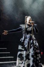 LaFee (real name: Christina Klein) live on Shadow & Light Tour 2025 at Berlin's Tempodrom on 26.10