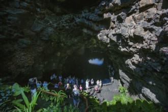 Entrance to the Center for Arts, Culture and Tourism created by César Manrique in 1968 from the