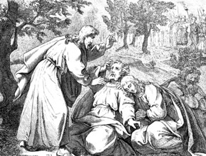 Jesus and the Sleeping Disciples, Gospel of Mark, Chapter 14, Judas the Traitor, Warrior with