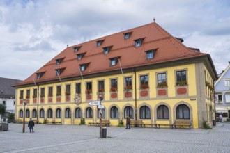 Town Hall, Market Square, Deutsche Korbstadt, Lichtenfels, Upper Franconia, Franconia, Bavaria,