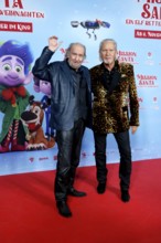 Michael Mendl and Johnny Logan at a special screening of MISSION SANTA - AN ELF SAVES CHRISTMAS at