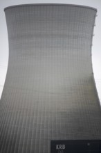 Demolition of the 160m high cooling towers of the disused Gundremmingen nuclear power plant (AKW