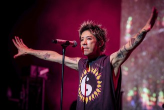 Singer Takahiro Moriuchi from One Ok Rock live on Detox European Tour 2025 in Berlin's