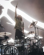 Drummer Tomoya Kanki from One Ok Rock live on Detox European Tour 2025 in Berlin's