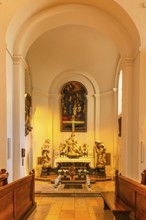 St. Michael's Church with the side altar, Michaeler Platz, near the Hofburg Imperial Palace,