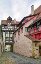 Historic Capuchin Gate from the 14th century, Rottenburg am Neckar, Baden-Württemberg, Germany