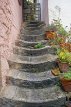 Stepped steps, Rottenburg am Neckar, Baden-Württemberg, Germany