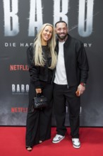 Dominique Eckerlin and Christian Eckerlin at the premiere of the Netflix film Babo at the Astor