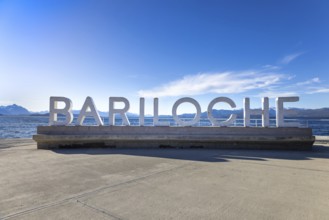 Argentina, Patagonia, Bariloche lake shore of Nahuel Huapi lake close to historic city center