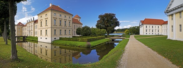 Rheinsberg Castle with the Castle Theatre, countryside, Ostprignitz-Ruppin district, prime example