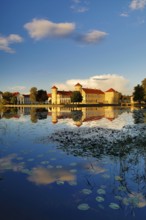 Rheinsberg Castle, lakeside with Lake Grienerick, Ostprignitz-Ruppin district, prime example of