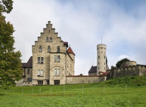 Lichtenstein Castle, also known as Württemberg's fairytale castle, built in the style of