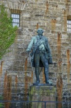 Bronze statue of Frederick William I King of Prussia, Hohenzollern Castle, ancestral home of the
