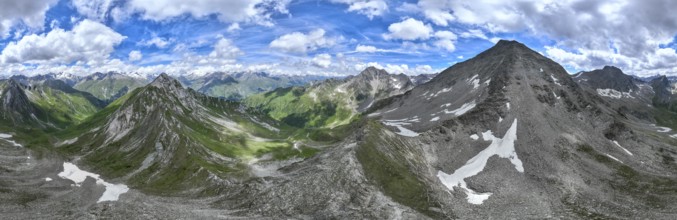 Lasörling, alpine panorama, Hohe Tauern, East Tyrol, Tyrol, Austria