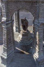Model, Kaiser Wilhelm Memorial, Porta Westfalica, North Rhine-Westphalia, Germany