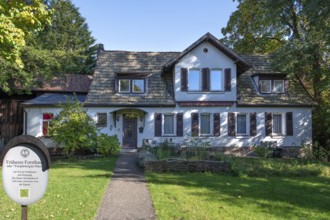 Historic former forester's lodge, Lauf an der Pegnitz, Middle Franconia, Bavaria, Germany