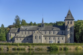 11th century Romanesque Abbey Church of St Peter, Église abbatiale Saint-Pierre d'Hastière,