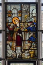 17th century stained glass window by Jean de Caumont at the Park Abbey, Abdij van Park,