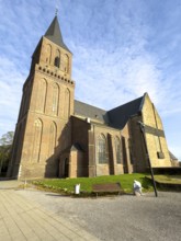 St. Martini Catholic Church in Emmerich on the banks of the Rhine, Emmerich, Lower Rhine, North