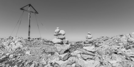 Summit Cross, Großer Daumen, 2280m, Allgäu Alps, Allgäu, Bavaria, Germany