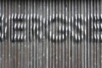 Wooden slats on a building on Freibergsee, Oberstdorf, Oberallgäu, Allgäu, Bavaria, Germany