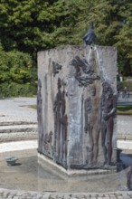 Zanner Brunnen, created by artist Christa Bruder-Schön, installed in 2017 in front of