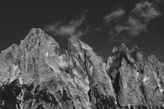 The wild mountains of Reither Alm Stadelhorn, Mühlsturzhörner and Grundübelhörner in Berchtesgaden