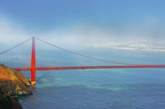 View of Golden Gate Bridge, San Francisco, California, USA