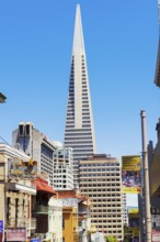 TransAmerica building seen from Chinatown, San Francisco, California, USA