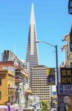 TransAmerica building seen from Chinatown, San Francisco, California, USA