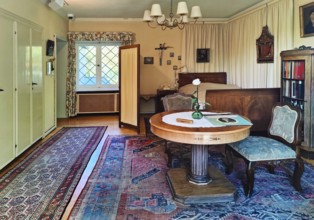 Konrad Adenauer's home, death room, Stiftung Bundeskanzler-Adenauer-Haus, Rhöndorf, Bad Honnef,