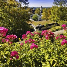 Konrad Adenauer House, view from the garden of St. Mary's Church, Stiftung