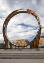 Lead, South Dakota - A ring from a 100, 000 gallon tank used inside the former Homestake gold mine