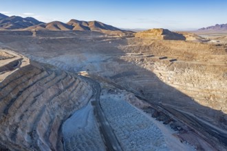 Round Mountain, Nevada - The Round Mountain Gold Mine, an open pit mine operated by Kinross Gold