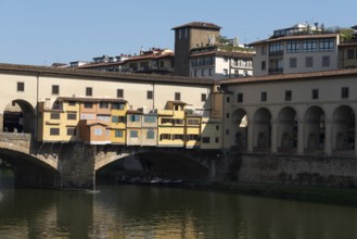 Ponte Vecchio, one of Italy's most famous bridges, Arno River, Florence, Tuscany, Italy