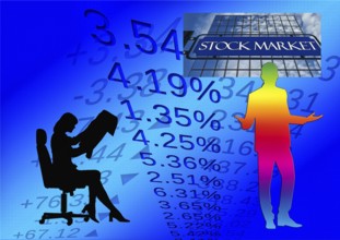 Symbol, stock exchange, dollar development under Trump, economy, stock market prices, falling