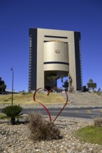 Heart in front of the Independence Museum, Independence Memorial Museum, Windhoek, Khomas region,