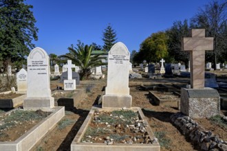 Tombstones at Gammams Cemetery, Windhoek, Khomas Region, Namibia