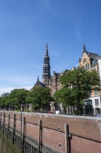 Tower of the main church of St. Katharinen am Zollkanal, Hamburg, Germany