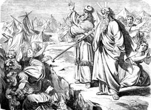 When Moses had finished speaking, the earth opened up and swallowed the pack of Korah, Levite