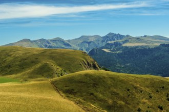 Sancy Massif. Auvergne volcanoes natural park. Puy-de-Dome. Auvergne-Rhone-Alpes. France