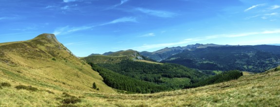 Auvergne Volcanoes Regional Park. The Banne d'Ordanche and The sancy Massif . Puy de Dome. Auvergne