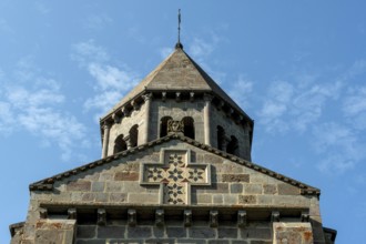 Notre-Dame-du-Mont-Cornadore de Saint-Nectaire, Romanesque church of Saint Nectaire, Puy de Dome,