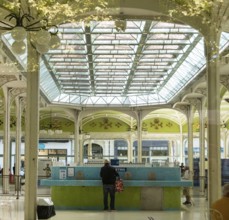 Trink Hall, Vichy spa. Sources hall. Allier department. Auvergne Rhone Alpes. France