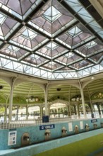 Vichy, listed as World Heritage by UNESCO. Sources hall. Allier department. Auvergne Rhone Alpes.